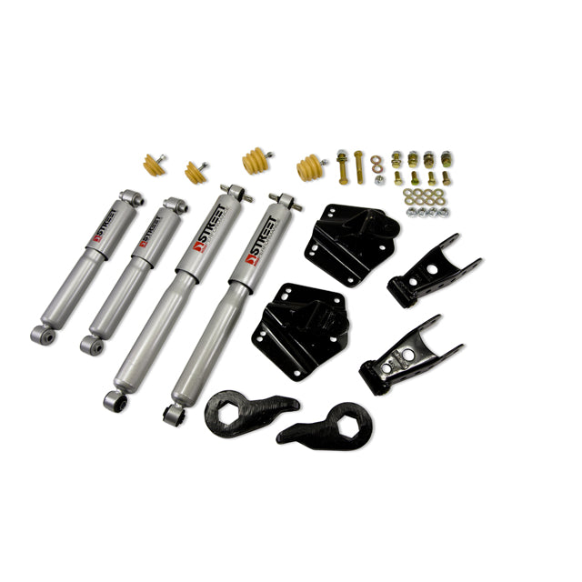 9299-Gm-Suburban-K1500-1-Or-3-F4-R-W-Sp-Shocks-Lowering-Kit