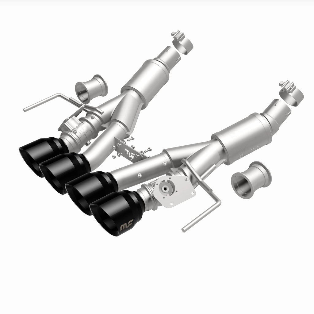 MagnaFlow Exhaust Products 19581 NEO Series Black Chrome Tips Axle Back System for Select Chevrolet Corvette