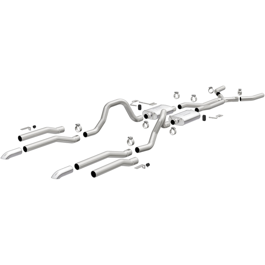 MagnaFlow Exhaust Products 19303 Street Series Polished System for Select Chrysler Cordoba, Dodge 330, Dodge 440, Dodge Charger, Dodge Coronet, Dodge Dart, Dodge Magnum, Dodge Monaco, Dodge Polara, Plymouth Belvedere, Plymouth Fury, Plymouth GTX,