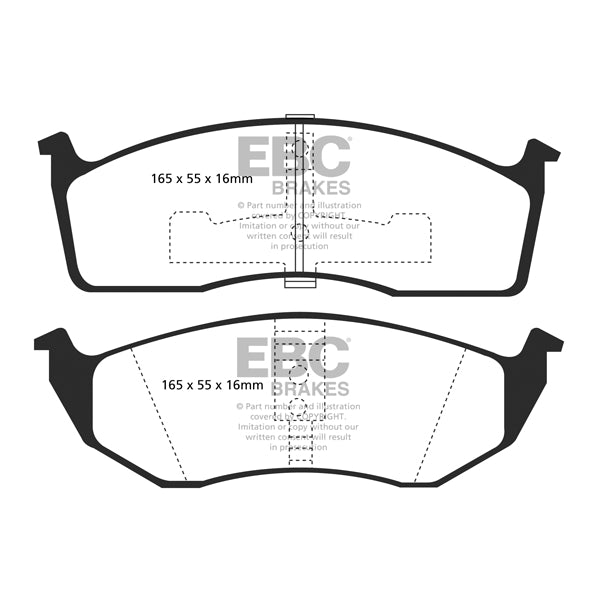 93-94-Chrysler-Concorde-3.3-Greenstuff-Front-Brake-Pads