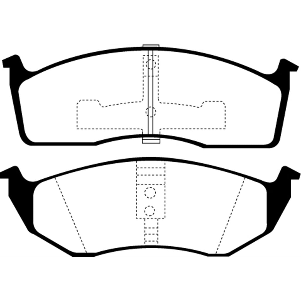 93-94-Chrysler-Concorde-3.3-Greenstuff-Front-Brake-Pads