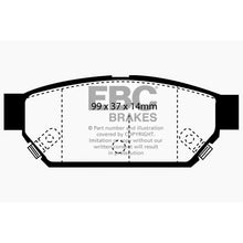 Load image into Gallery viewer, 93-96-Eagle-Summit-1.5-Greenstuff-Rear-Brake-Pads
