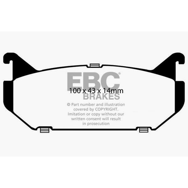 93-97-Ford-Probe-2.0-16V-Yellowstuff-Rear-Brake-Pads