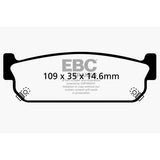 EBC DP31784C Redstuff Ceramic Low Dust Brake Pads