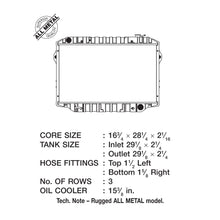Load image into Gallery viewer, 93-97-Toyota-Land-Cruiser-4.5L-Heavy-Duty-3-Row-All-Metal-Radiator
