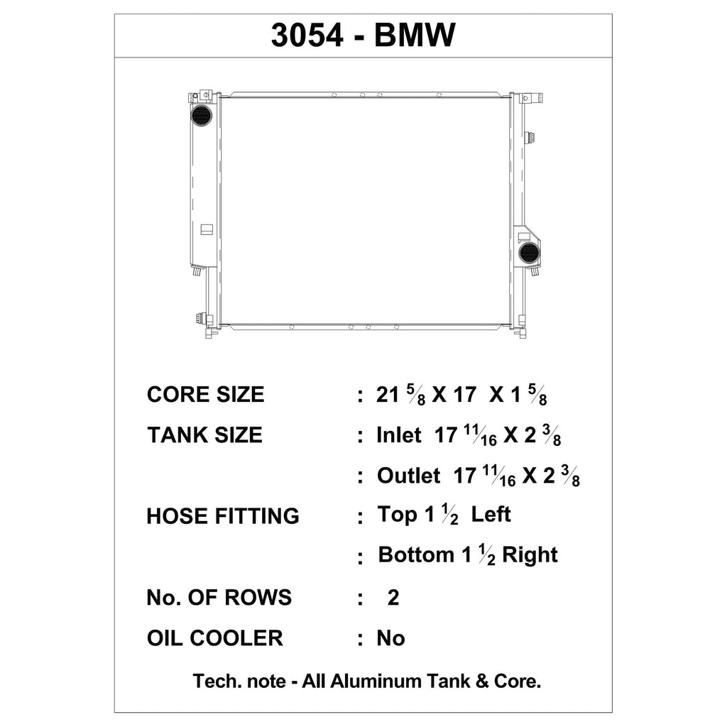 93-99-Bmw-M3-(E36)--92-95-Bmw-320I--92-98-Bmw-323--92-98-Bmw-325--94-98-Bmw-328-Radiator