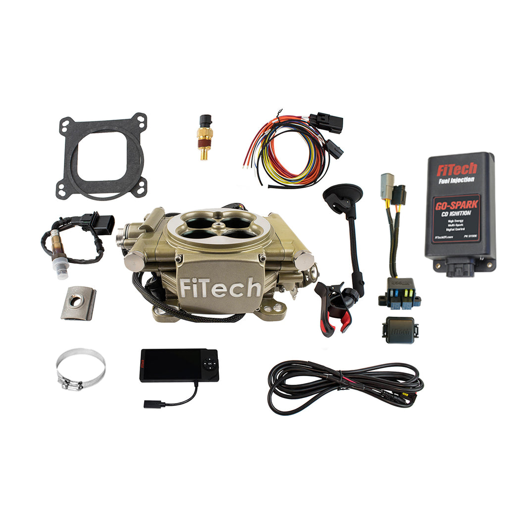 FiTech Fuel Injection 93005 Easy Street 600 HP Gold EFI System With Go Spark CDI Box