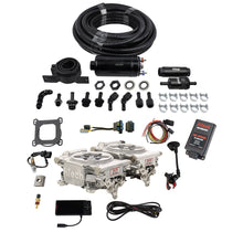 Load image into Gallery viewer, FiTech Fuel Injection 93161 Go EFI 2x4 625 HP Bright Aluminum EFI System