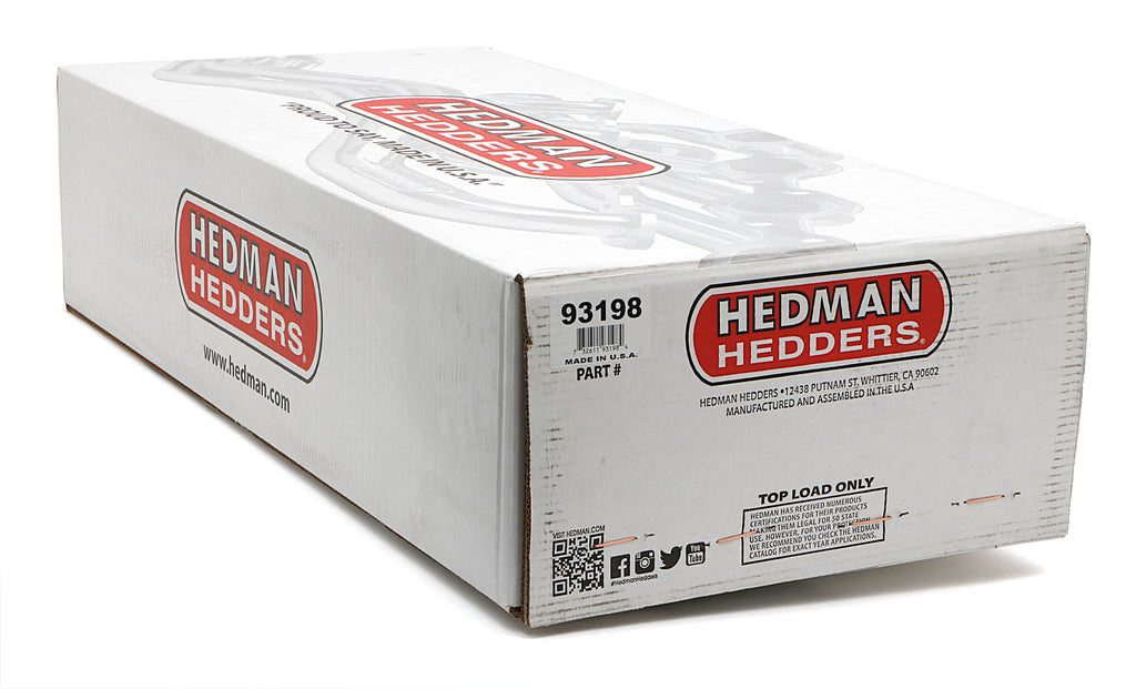 Hedman Hedders 93198 HD Black 1-3/4 in. Fenderwell Headers for 72-86 JEEP CJ5-CJ6-CJ7 with 304-401 V8 for Select Jeep CJ5, Jeep CJ6, Jeep CJ7