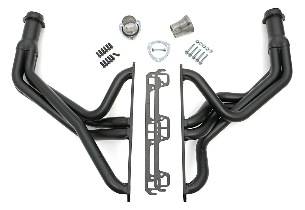 Hedman Hedders 93198 HD Black 1-3/4 in. Fenderwell Headers for 72-86 JEEP CJ5-CJ6-CJ7 with 304-401 V8 for Select Jeep CJ5, Jeep CJ6, Jeep CJ7