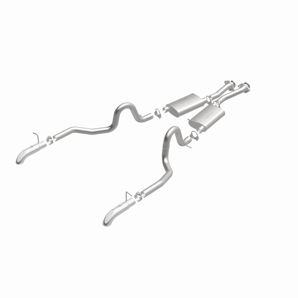 MagnaFlow Exhaust Products 15632 Street Series Polished Cat-Back System for Select Ford Mustang