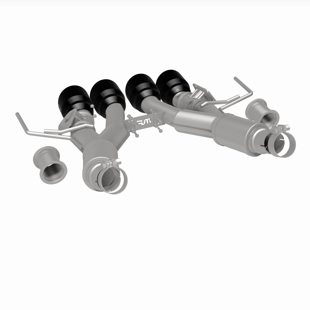 MagnaFlow Exhaust Products 19581 NEO Series Black Chrome Tips Axle Back System for Select Chevrolet Corvette