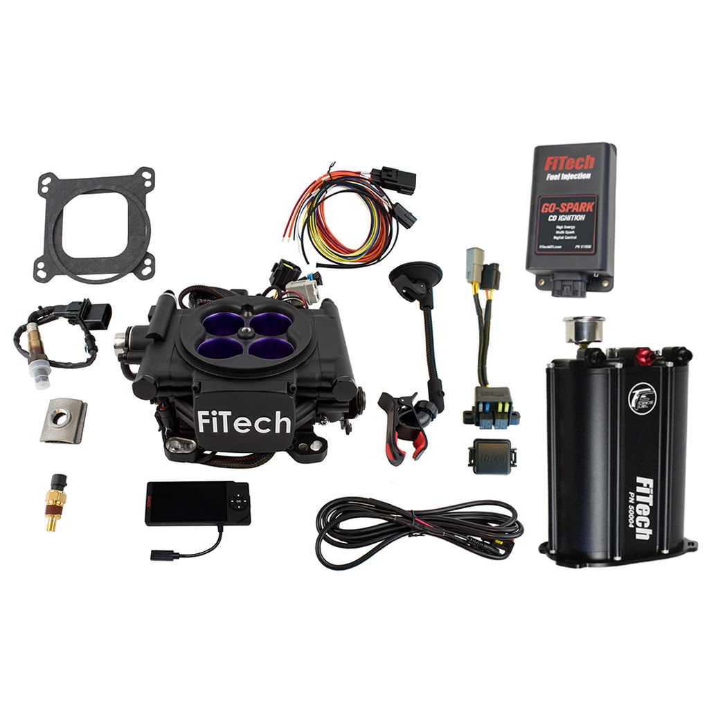 FiTech Fuel Injection 93508 Mean Street 800 HP Matte Black EFI System