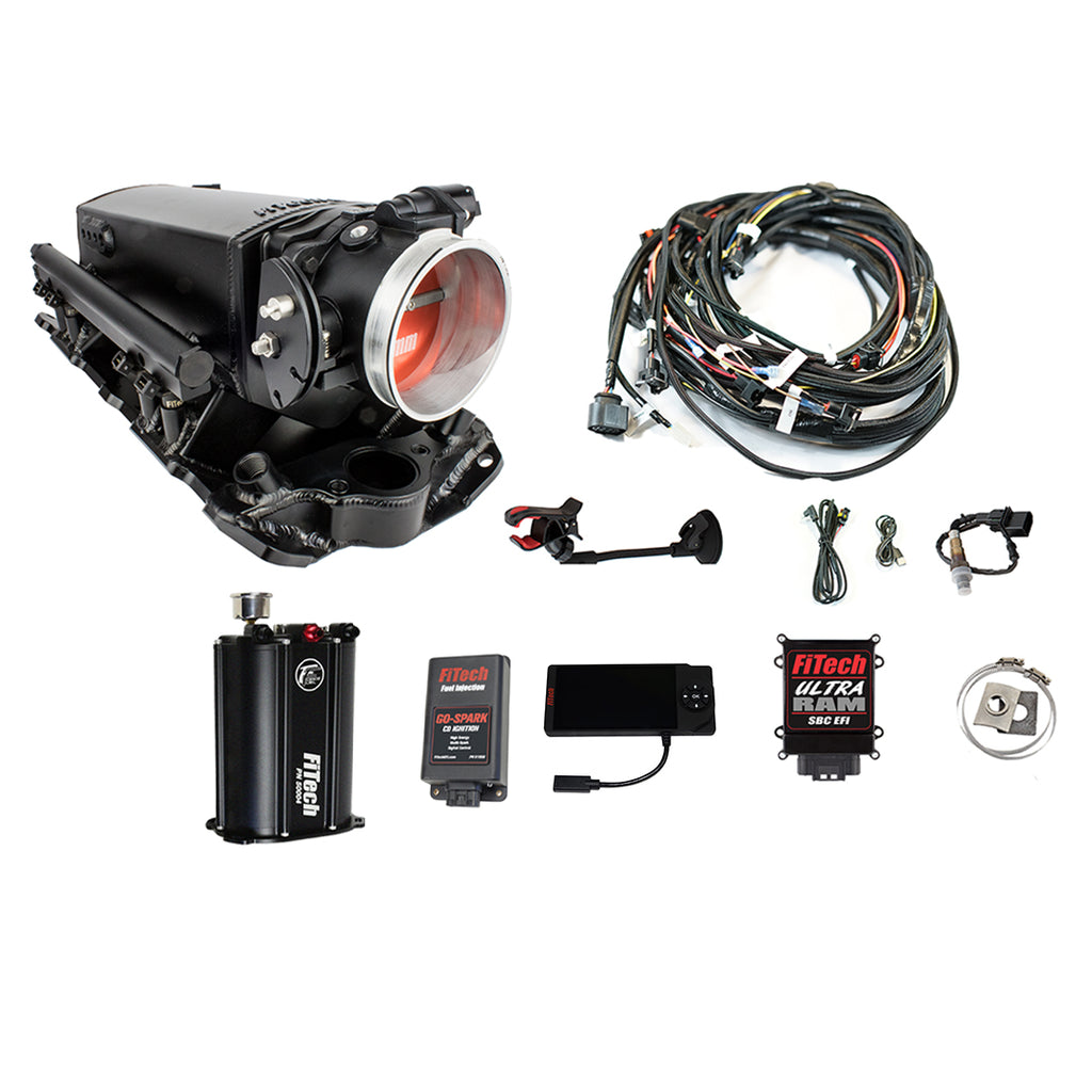 FiTech Fuel Injection 93531 Ultra Ram 650 HP Chevy Small Block EFI System