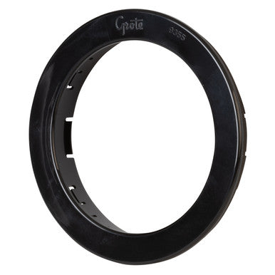 Grote 93552 Snap-In Theft-Resistant Flange For 4" Round LED Lights, Black