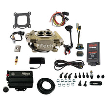 Load image into Gallery viewer, FiTech Fuel Injection 93555 Easy Street 600 HP Classic Gold EFI System
