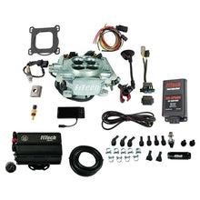 Load image into Gallery viewer, FiTech Fuel Injection 93556 Go EFI 4 600 HP Power Adder Bright Aluminum EFI System