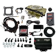 Load image into Gallery viewer, FiTech Fuel Injection 93558 Go EFI Classic Gold 650 HP EFI System Master Kit