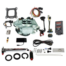 Load image into Gallery viewer, FiTech Fuel Injection 93606 Go EFI 4 600 HP Power Adder Bright Aluminum EFI System