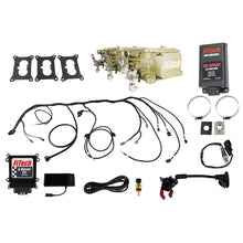 Load image into Gallery viewer, FiTech Fuel Injection 93961 Go EFI 3x2 Tri Power 800 HP Classic Gold EFI System &amp; Go Spark CDI Box