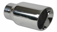 Load image into Gallery viewer, 3.00In-Outlet-O.D.-Round-Stainless-Steel-Tip(Double-Wall-Angle-Cut)2.00In-Inlet