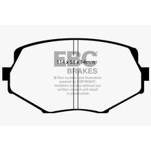 Load image into Gallery viewer, 94-01-Mazda-Miata-Mx5-1.8-Greenstuff-Front-Brake-Pads