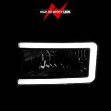 Load image into Gallery viewer, 94-02-Dodge-Ram-Crystal-Headlight---W-Light-Bar-Black-Housing