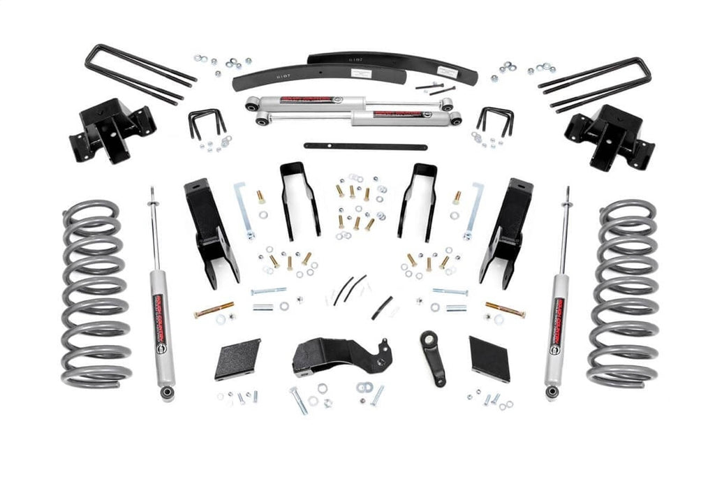 Rough Country 382.23 Suspension Lift Kit w/Shocks for Select Dodge Ram