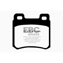 Load image into Gallery viewer, 94-95-Mercedes-Benz-C220-(W202)-2.2-Yellowstuff-Rear-Brake-Pads