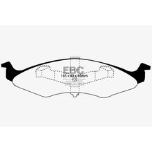 Load image into Gallery viewer, 94-96-Dodge-Neon-2.0-(4-Stud-Wheels)-Redstuff-Front-Brake-Pads