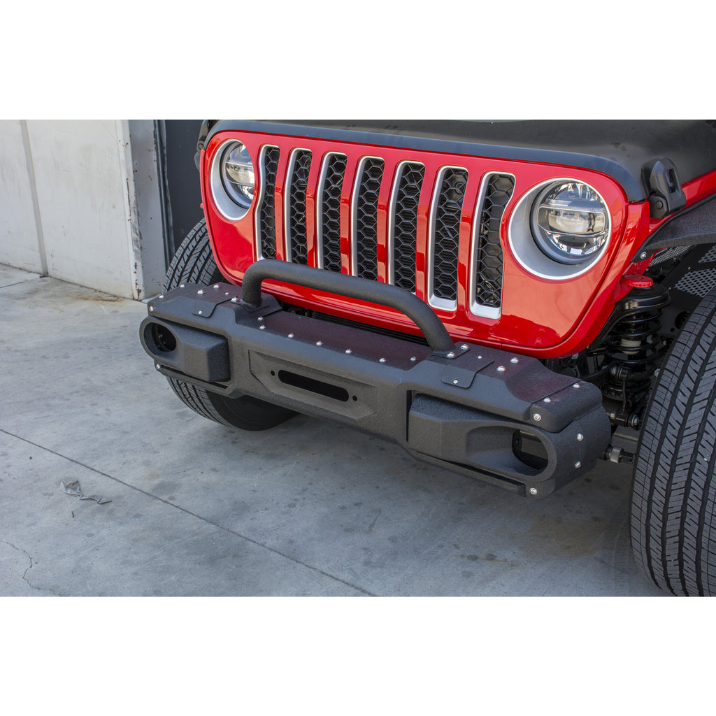 ~(94-Lbs.-66X11x9)~-Jeep-Jl-Modular-Front-Bumper-With-Bull-Bar-18-Present-Wrangler-Jl