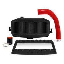 Load image into Gallery viewer, Top-Mount-Intercooler-Kit,-Fits-Subaru-Wrx-2022,-Black-Intercooler,-Red-Pipe
