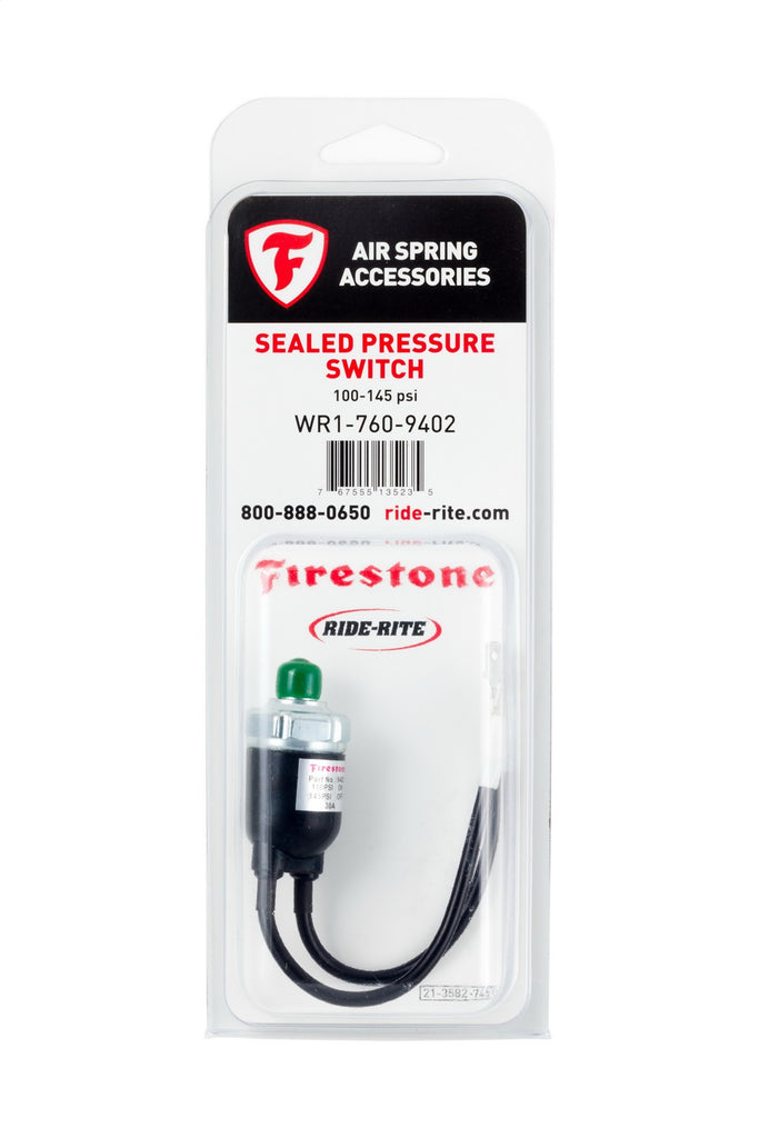 Firestone Ride-Rite WR17609402 Sealed Pressure Switch (110-145psi)