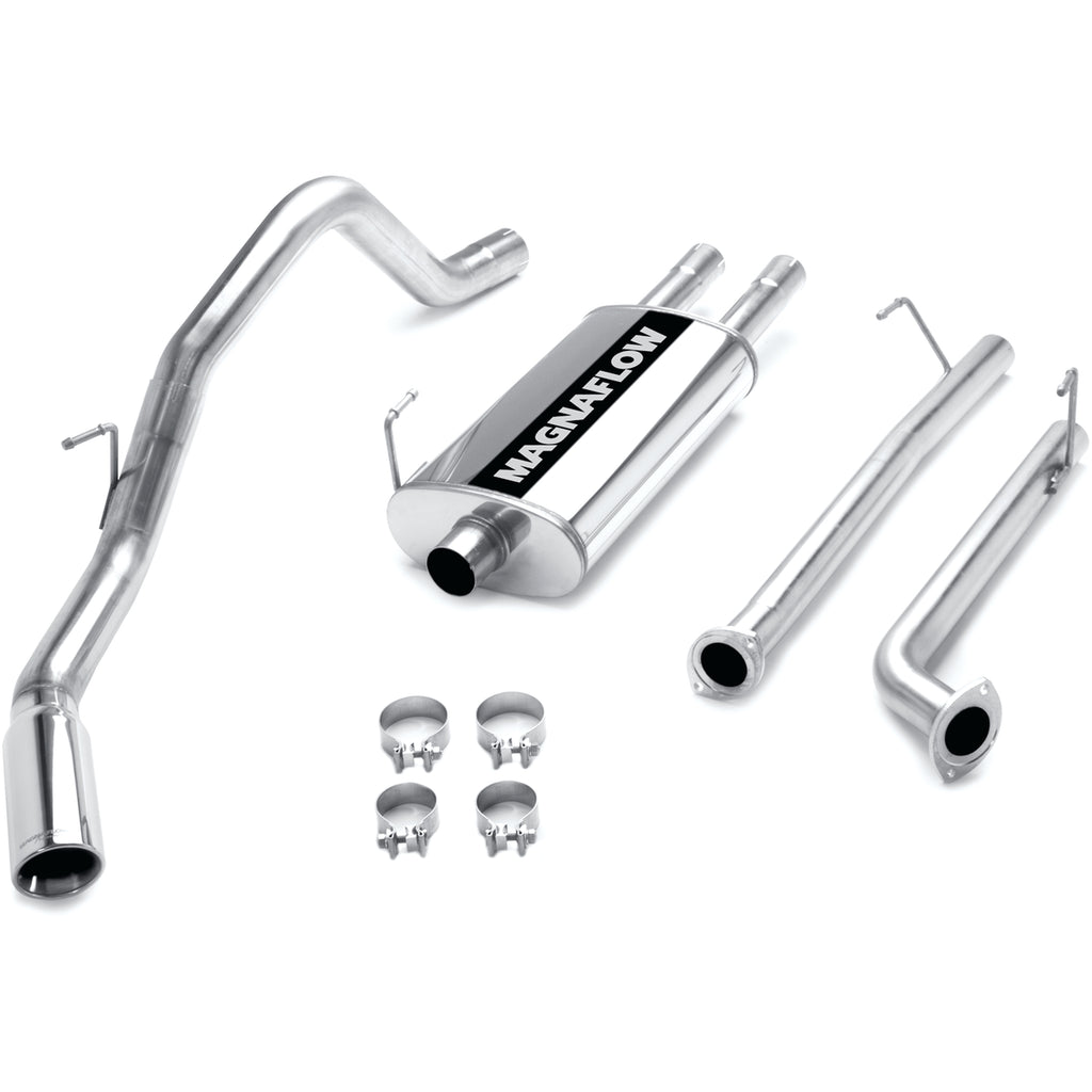 MagnaFlow Exhaust Products 16753 Street Series Polished Cat-Back System for Select Toyota Tundra