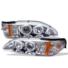 Load image into Gallery viewer, 9498-Mustang-1Pc-Projector-Headlightsled-Haloamber-Reflectorled-(-Replaceabl