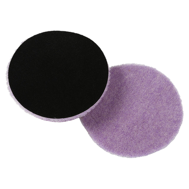 Auto-Chem 1251 Purple Foamed Wool Buffing Pad - 6" x 3/4"