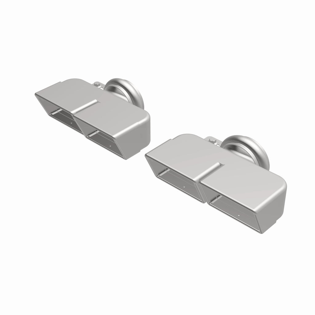 MagnaFlow Exhaust Products 35221 Exhaust Tip Set - Quad Rectangle - 2.75In.