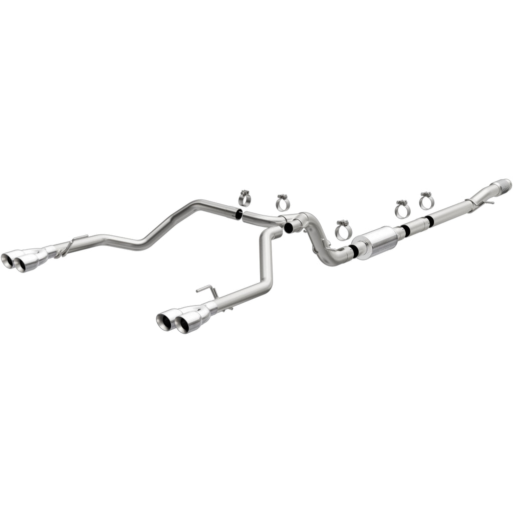 MagnaFlow Exhaust Products 19489 Street Series Polished Cat-Back System for Select Chevrolet Silverado 1500, Chevrolet Silverado LTD, GMC Sierra 1500, GMC Sierra Limited
