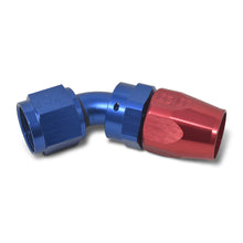 Load image into Gallery viewer, Performance--10-An-RedBlue-45-Degree-Full-Flow-Hose-End