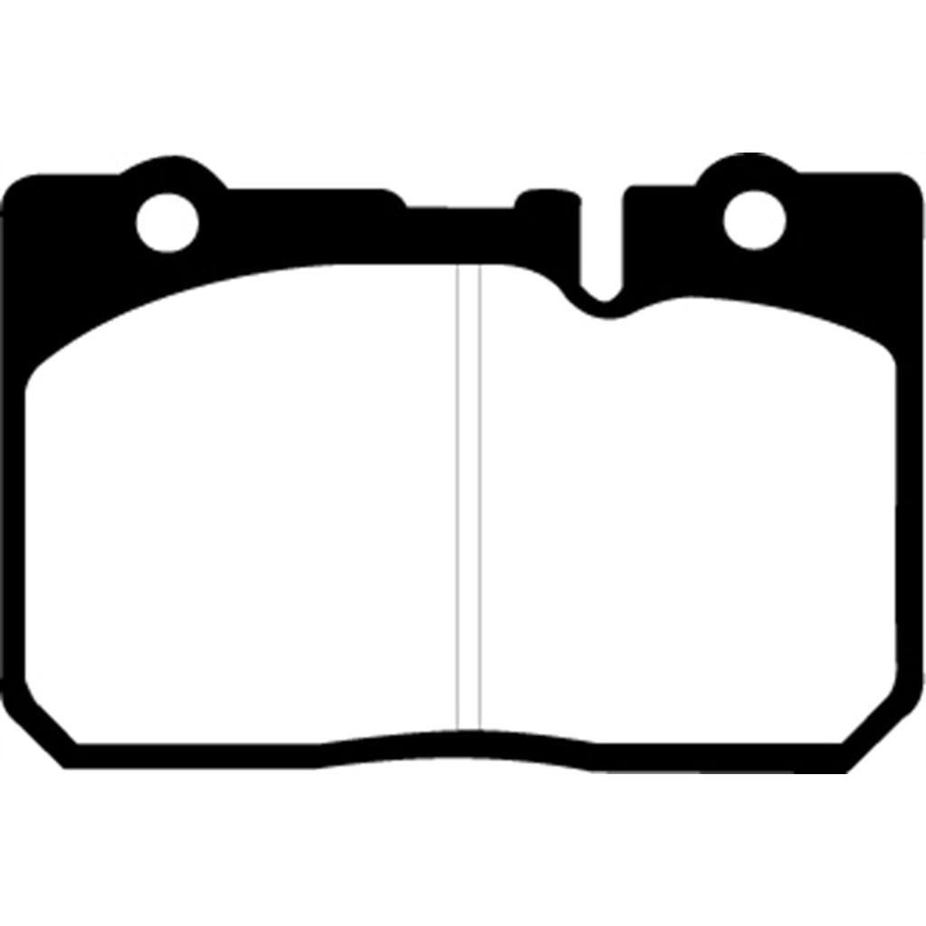 95-00-Lexus-Ls400-4.0-Greenstuff-Front-Brake-Pads