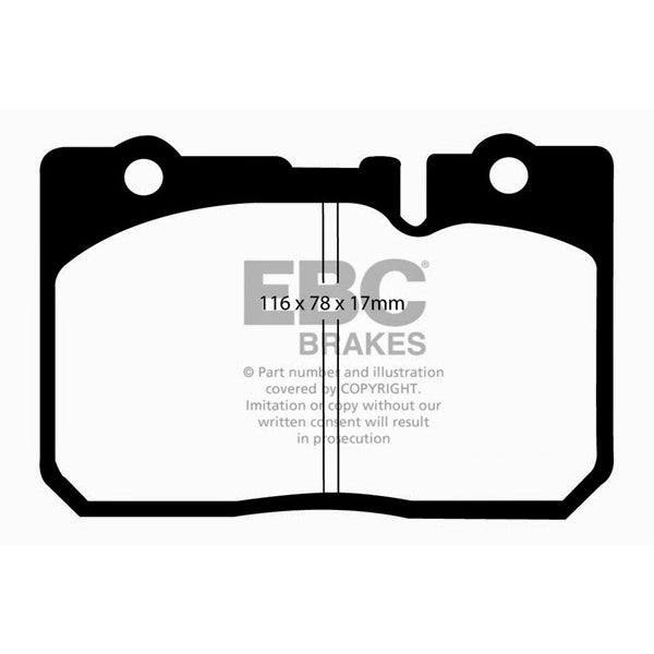 95-00-Lexus-Ls400-4.0-Greenstuff-Front-Brake-Pads