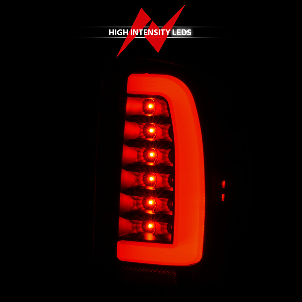 95-00-Toyota-Tacoma-Led-Taillights-Black-Housing-Clear-Lens-(Pair)