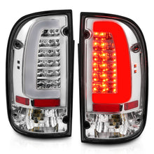 Load image into Gallery viewer, 95-00-Toyota-Tacoma-Led-Taillights-Chrome-Housing-Clear-Lens-(Pair)