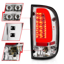 Load image into Gallery viewer, 95-00-Toyota-Tacoma-Led-Taillights-Chrome-Housing-Clear-Lens-(Pair)