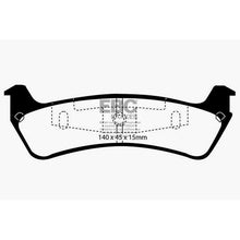 Load image into Gallery viewer, 95-01-Ford-Explorer-4.0-2Wd-Yellowstuff-Rear-Brake-Pads