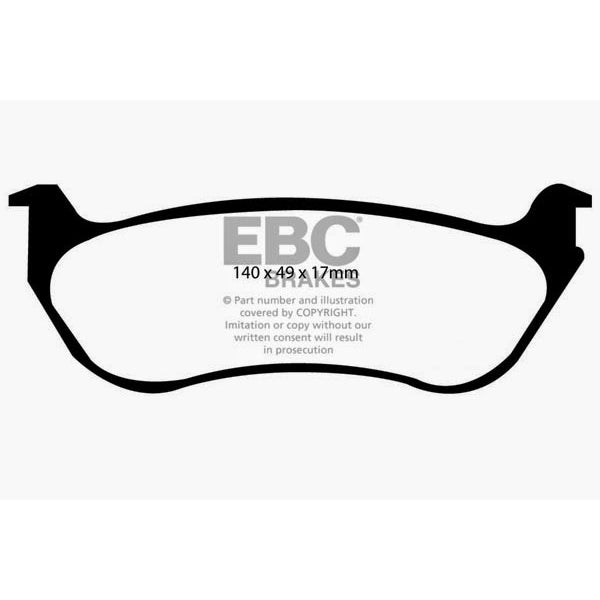 95-97-Ford-Crown-Victoria-4.6-(Phenolic-Pistons)-Greenstuff-Rear-Brake-Pads