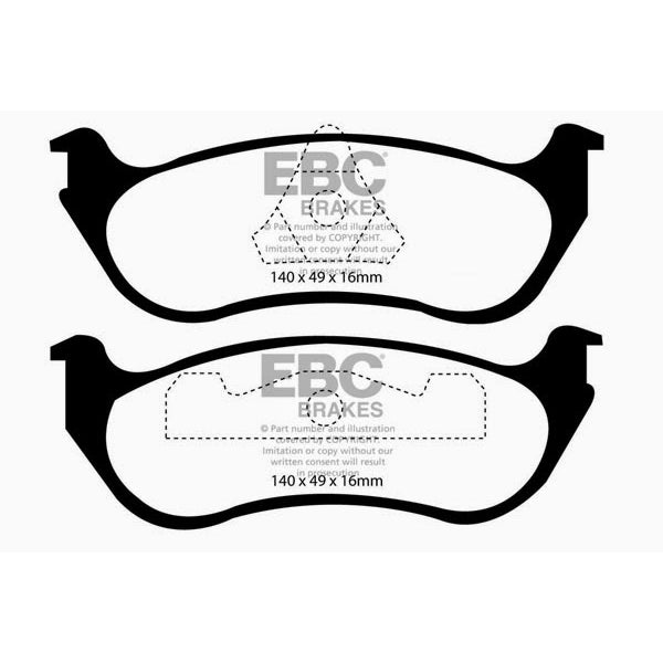 95-97-Ford-Crown-Victoria-4.6-(Abs)-(Steel-Pistons)-Yellowstuff-Rear-Brake-Pads