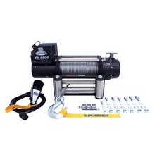 Load image into Gallery viewer, 9500-Lbs-12V-Dc-1132In-X-95Ft-Steel-Rope-Tiger-Shark-9500-Winch