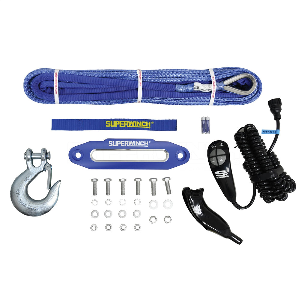 9500-Lbs-12V-Dc-38In-X-80Ft-Synthetic-Rope-Talon-9.5Sr-Winch