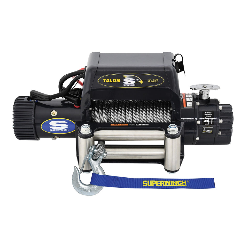 9500-Lbs-12V-Dc-38In-X-85Ft-Steel-Rope-Talon---Navy-Blue